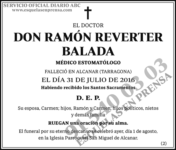 Ramón Reverter Balada